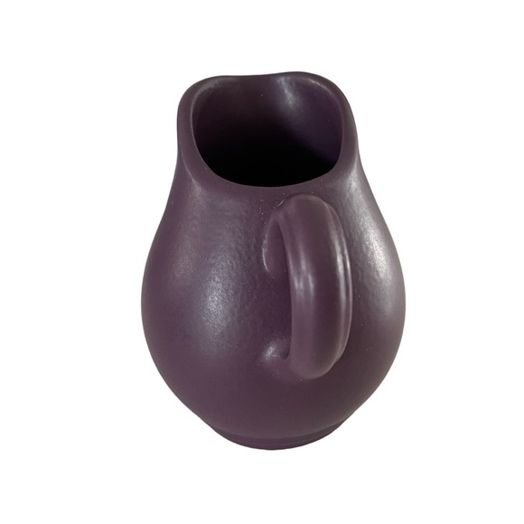 Pfaltzgraff Creamer and Sugar Terrace Plum Satin Finish Earthenware Pottery - Picture 4 of 8
